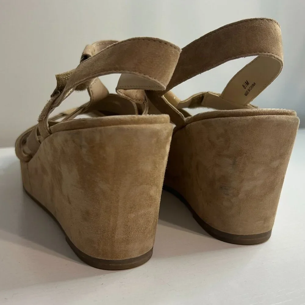 Pelle Moda Wiltz‎ Wedge, Tan 8.5